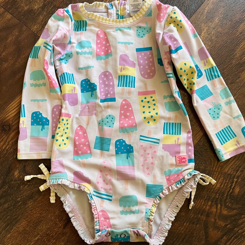 Ruffle Butts Ice Cream swim suit